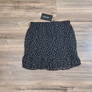 Prettylittlething Polka-dot Sheer Skirt